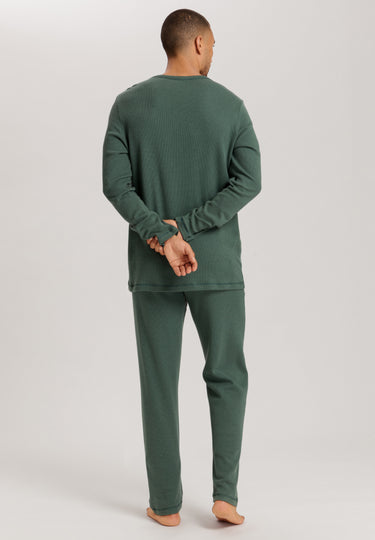 Smart Sleep Organic Cotton Long Pajama Set | Herbal Tea 75856-2741